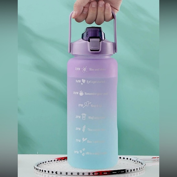 Other - 64oz Ombré water bottle with messages